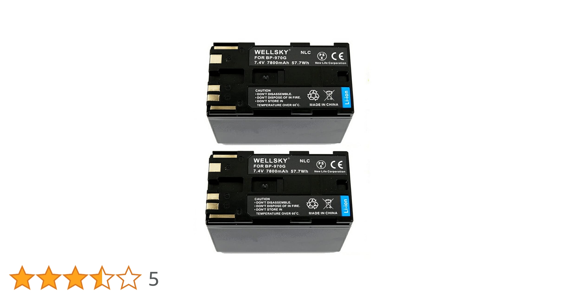 Amazon | NLC BP-970G BP-975 2個 互換バッテリー [ 純正品と同じよう Amazon | NLC BP-970G BP-975 2個 互換バッテリー [ 純正品と同じよう