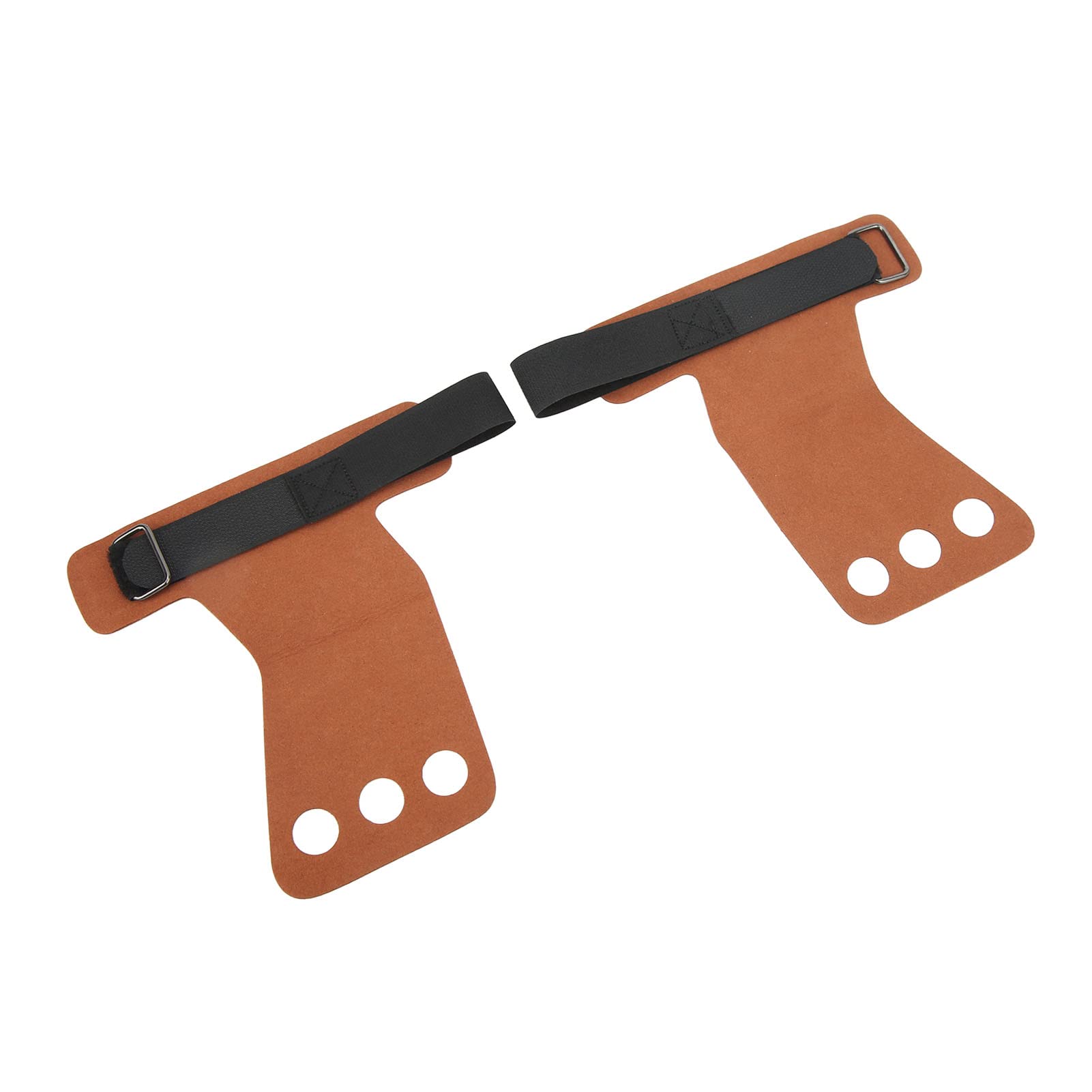 Gymnastics Palm Protectors, Adjustable Imitation Leather Three Fingers Hand Protection Gloves Breathable Non Slip for Weight Lifting (Brown) (B0BH3G7RQP) Amazon Price History, Amazon Price Tracker