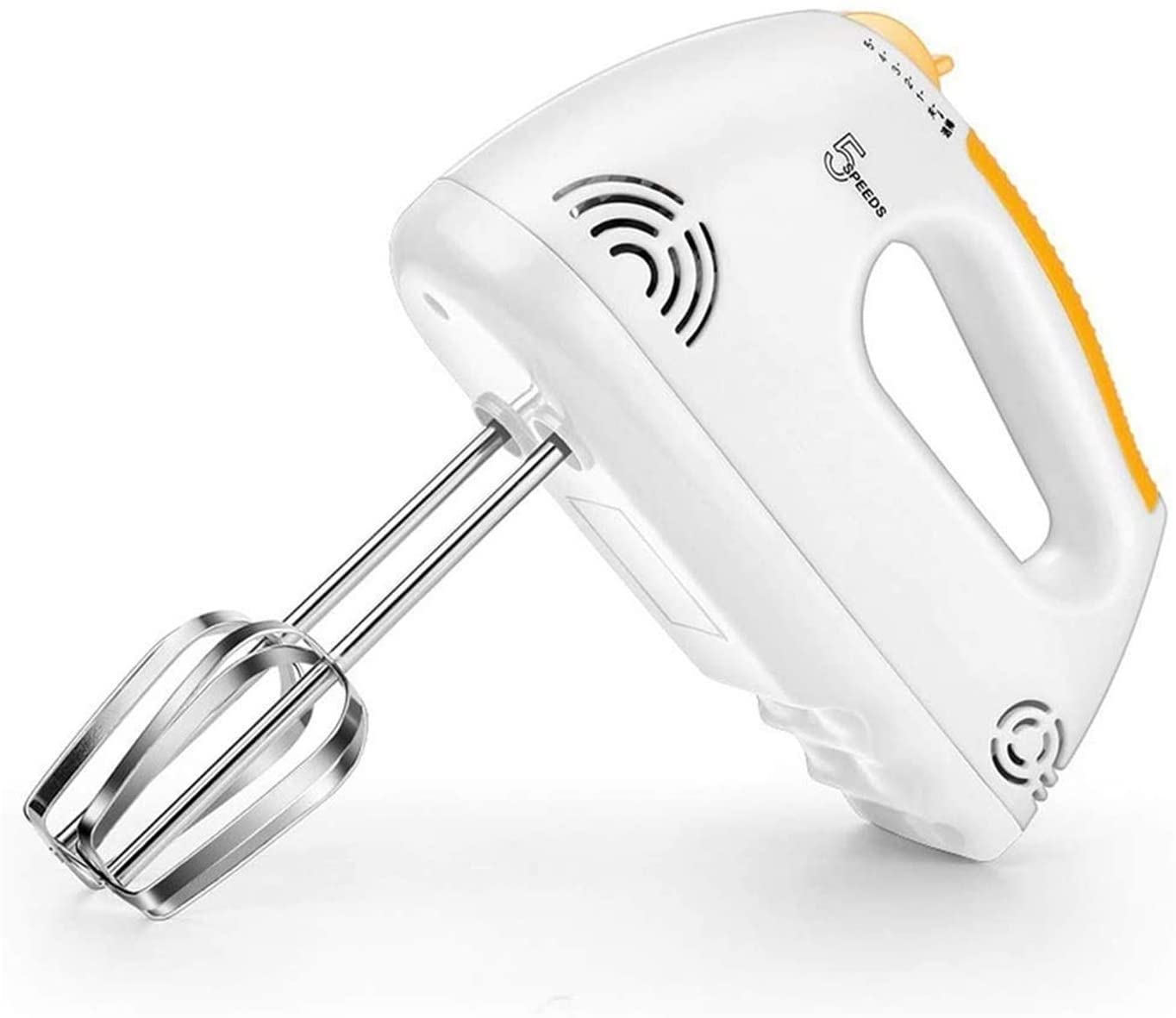 SMSOM Hand Mixer Electric Handheld Mixer 2 Stainless Steel Accessories Kitchen Mixer Handheld for Egg Cake Cream Dough
