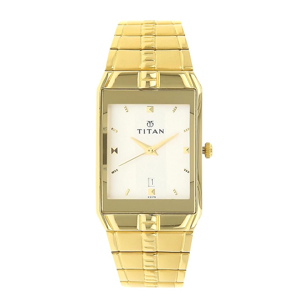 TITANMen's Karishma Analog Goldcolor Dial Watch