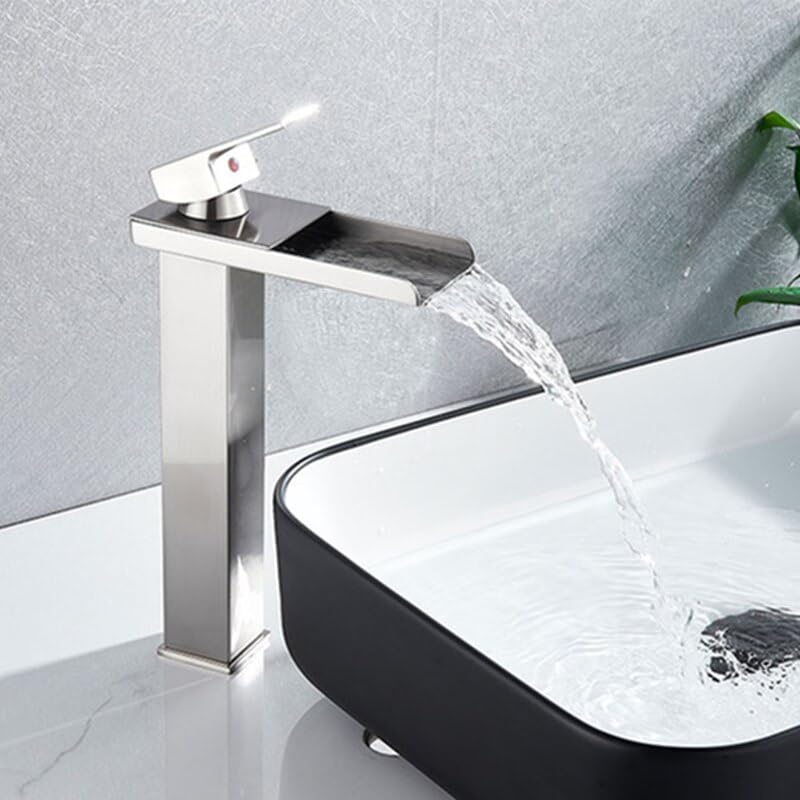 Robinet cascade lavabo anti-éclaboussures pour remplacer votre vieux mitigeur
