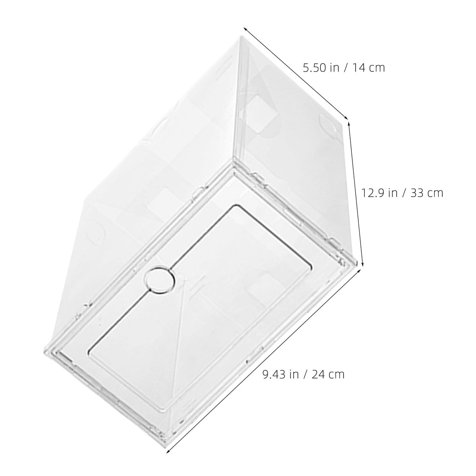 5 Piezas Cajas Plegables para Zapatos Diseño de Cajón Transparente de Pp, Apilables y Resistentes, Ideales para Dormitorios y Casas, 33x24x14cm