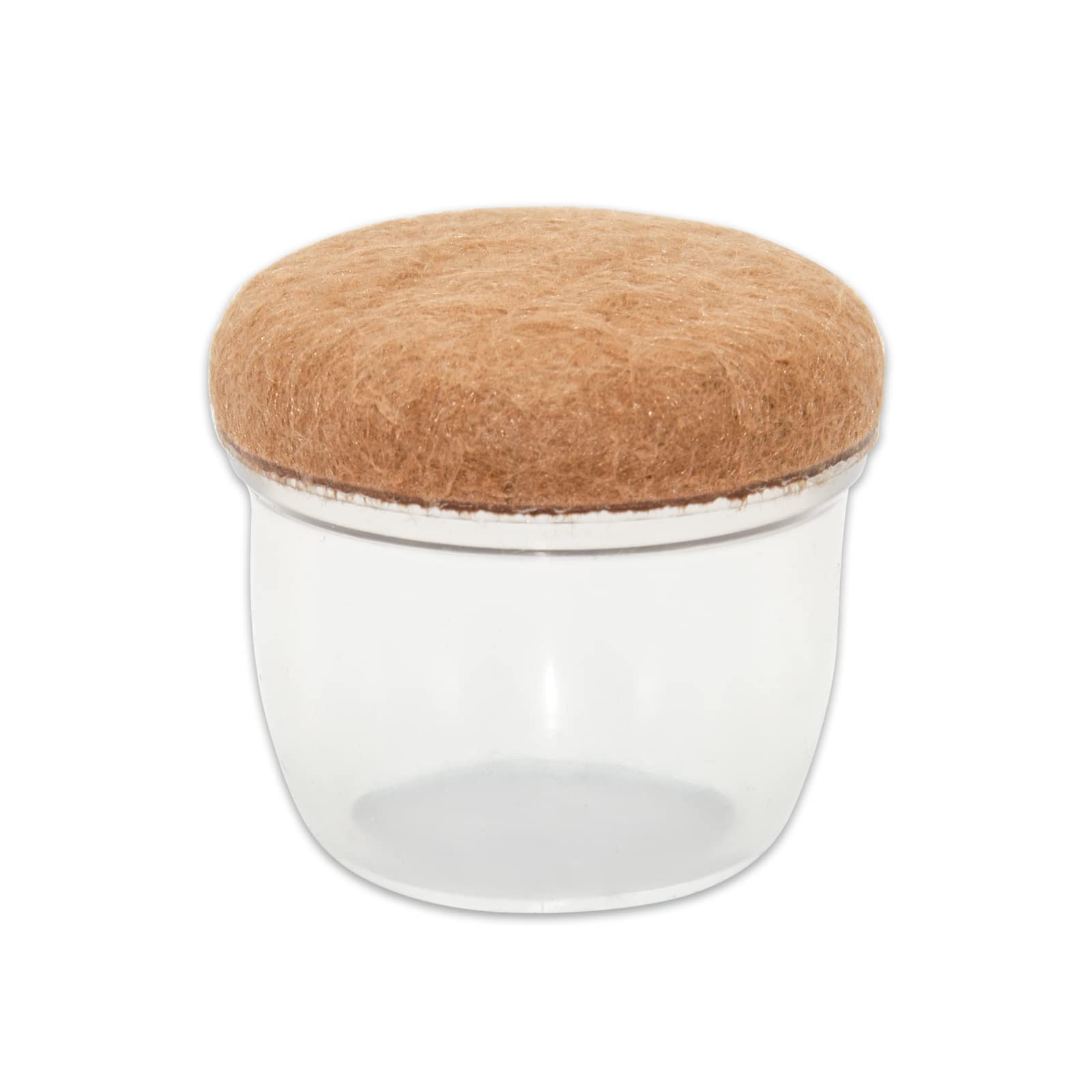 Flyshop 1 Pulgada, 25mm Transparente Muebles Pad Deslizamiento con Mesa de Fieltro Protector de Piso Redondo 24PCS