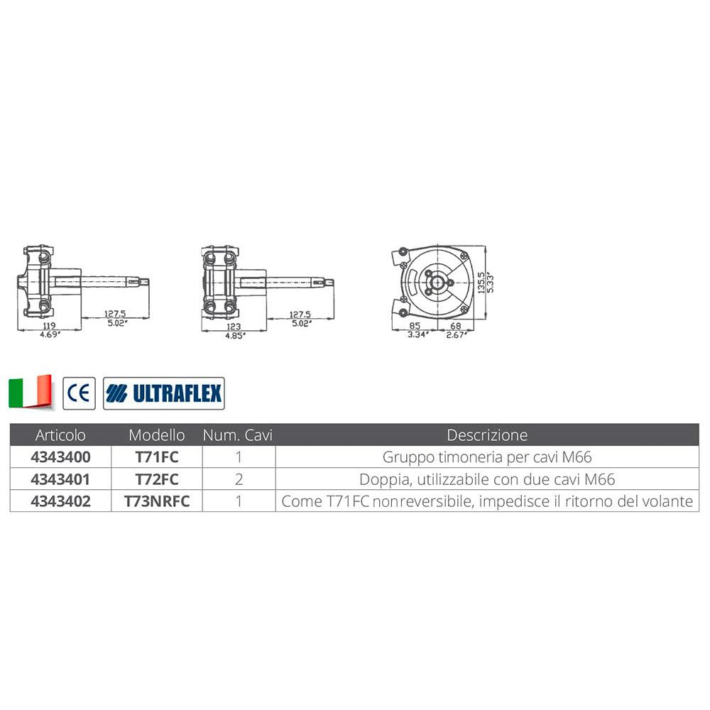Ultraflex - Scatola Rotativa T 71