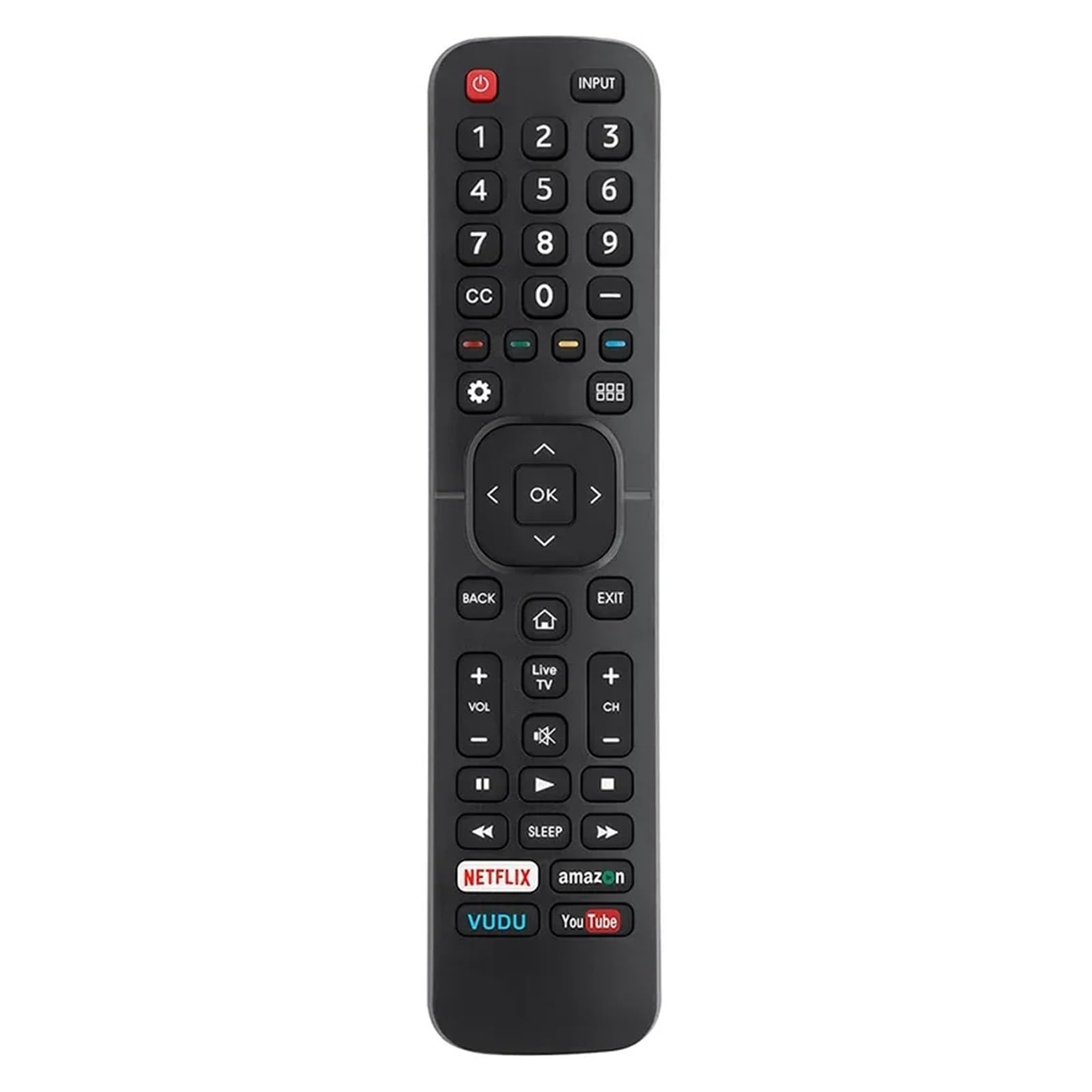 1 telecomando universale for Hisense TV 4K LED HD UHD Smart TV di ricambio EN2A27 EN2A127H EN2A27HT