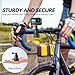 KDD Action Camera Clamp Mount - Adjustable Bike Handlebar Pole Clip, Motorcycle Tube Adapter Accessory, Clamp Opening Diameter 0.6