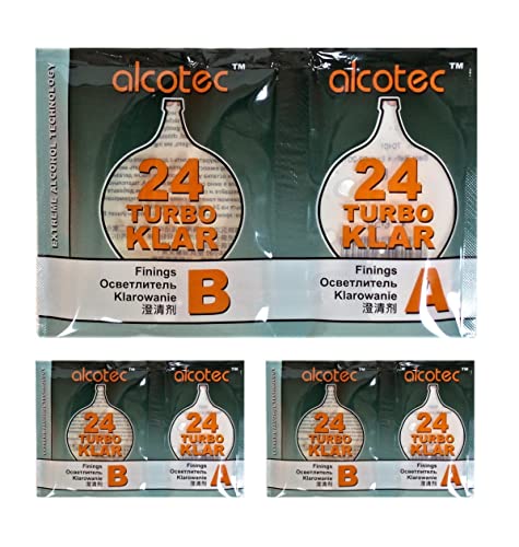 AlcoTec HUGBERT Turbo Klar 24h Klärmittel Schönung Vodka Alkohol Schnaps Wein Bier, 3 Stück Cover