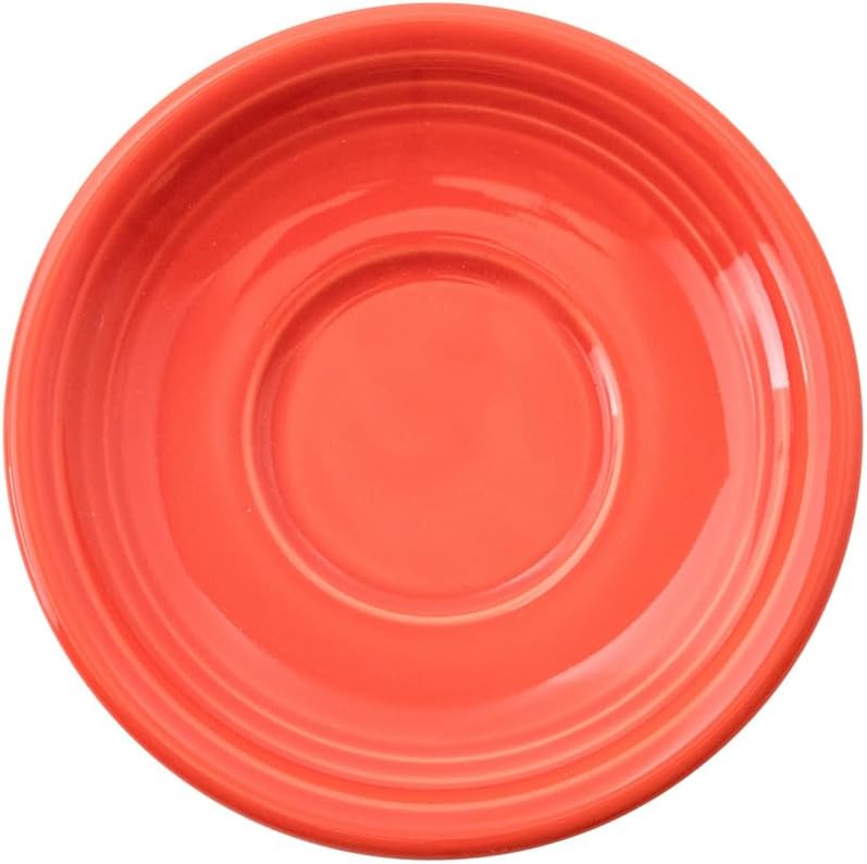 Koyo Pottery 12640055 Orbit Rose Red Coffee Saucer, Dishwasher Safe, Made in Japan