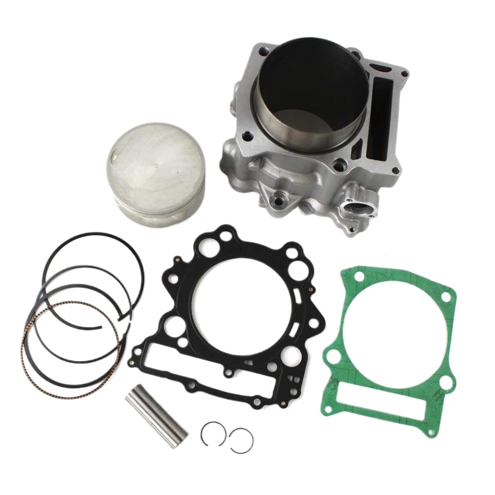 Kit di riparazione cilindro da 1 set da 102 mm, guarnizioni testa pistone 12100-007-0000, compatibile con parti automobilistiche del motociclo HiSUN UTV 700 per codice articolo 12100-007-0000