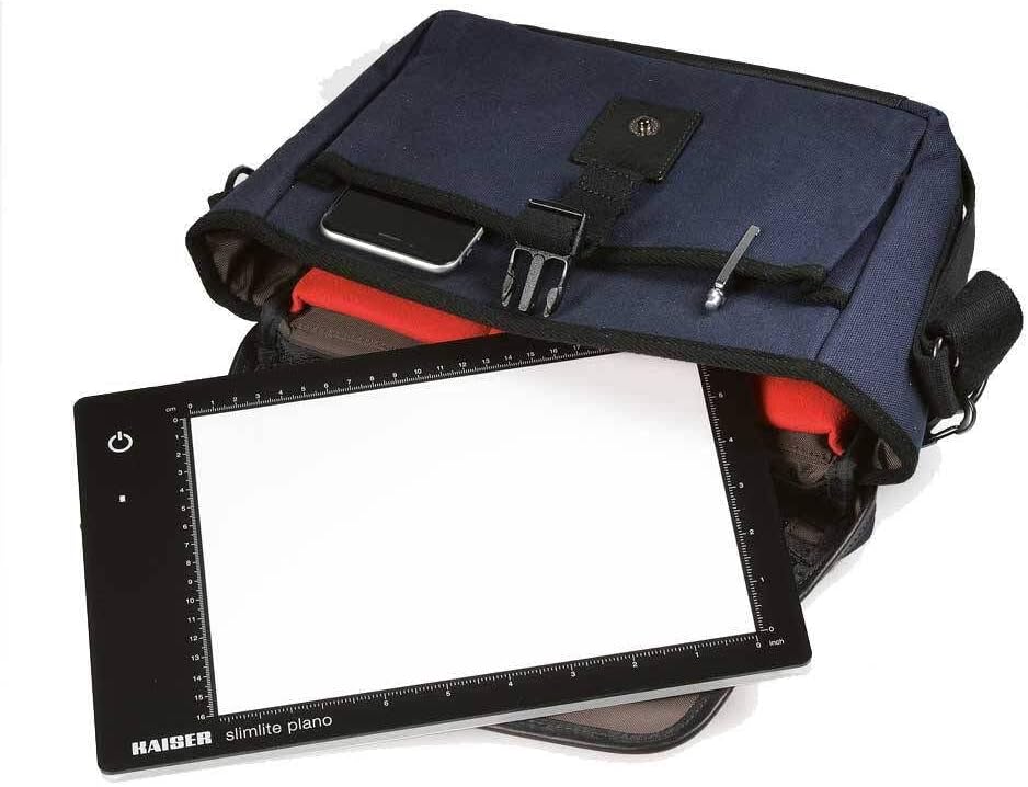 Kaiser Slimlite Plano 5000K 10.5x15.5 Battery/AC Thin Dimmable LED Lightbox (202454)