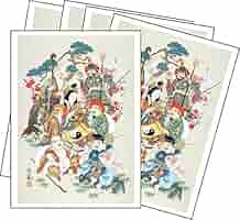 開運!【七福神 宴】掛軸 縁起物 おもてなし 絵 金運 商売繁盛 インテリア Amazon.co.jp: 開運 七福神 置物 セット 37.5cm x 5cm x 6cm