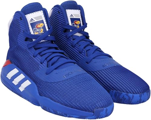 Kansas Jayhawks Team-Issued Pro Bounce Adidas Shoes from the Basketball Program - Size 8.5 - College Programs