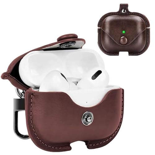 BOOLINN airpods pro 3 �P�[�X �Ή� airpods pro 3 �����{�v PU���U�[ �G�A�|�b�Y�v��3 �P�[�X ���U�[ �S�ʕی� �[�d LED���C�g�������� �ϏՌ� �y�� �L�Y�h�~ ������� ���C�����X�[�d�Ή� �L�[�z���_�[�t�� �e�N