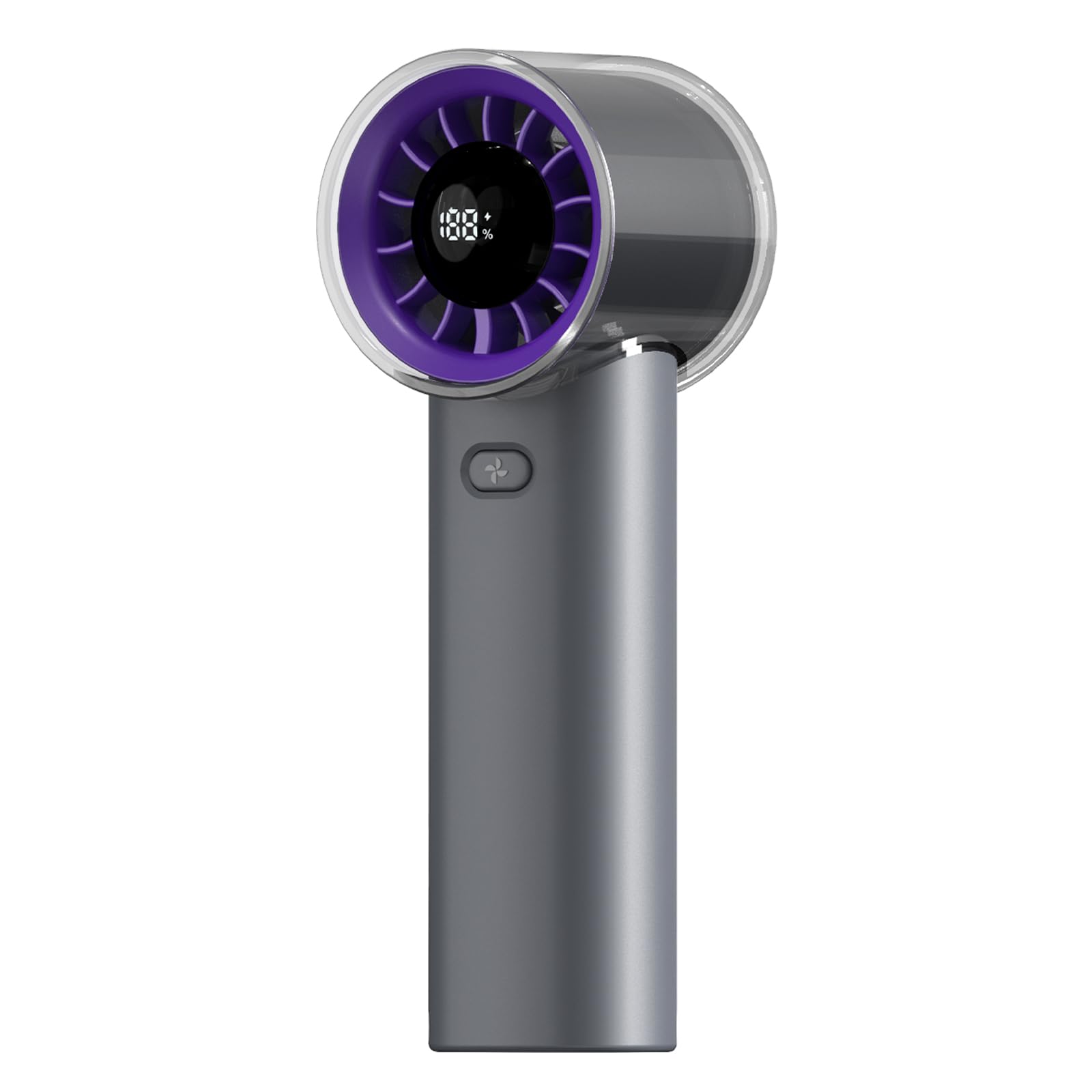 Elnwnnkc Portable Handheld Fan 3000mAh Battery Quiet Operations Texture for Travel Use Pocket Size Fan for Purse Bag