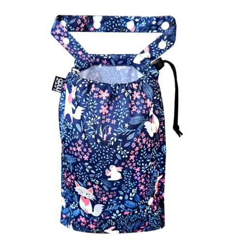 Image of Cute Hanging Car Trash Garbage Bag 100% Leakproof Waterproof Multipurpose for Car Back Front Seat Console with Hanging Strap (Jungle Animal)