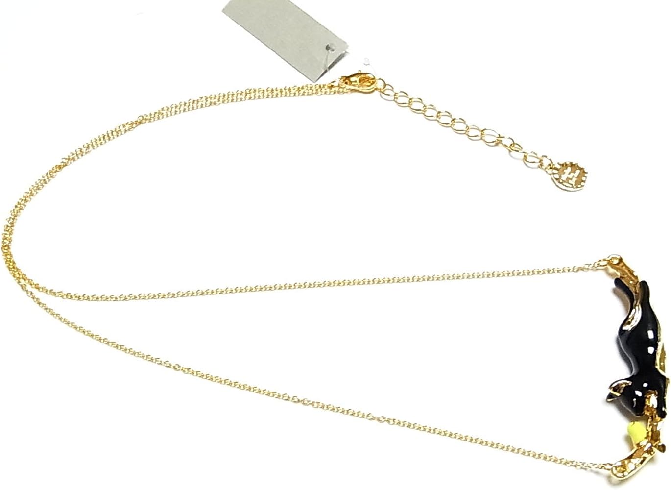 Amazon.co.jp: Kaza Cat Necklace, Kaza, Black Cat on a Twig, Cute