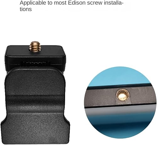 Miniatura 4 de Clip de luz de relleno, soporte para flash de cámara, mini montaje de tornillo de 14, trípode universal para teléfono, abrazadera de montaje para