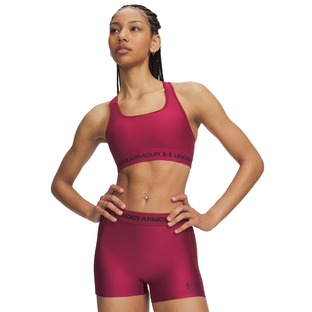 Under Armour Women's Crossback Mid Impact Sports Bra
