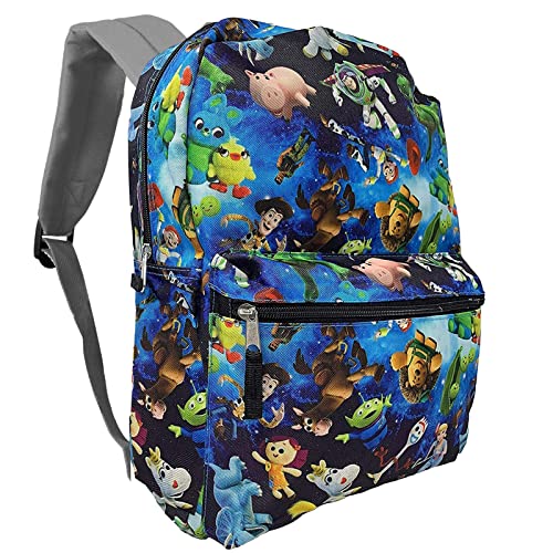 Disney Toy Story Allover Print 16" Large Backpack #TOP1