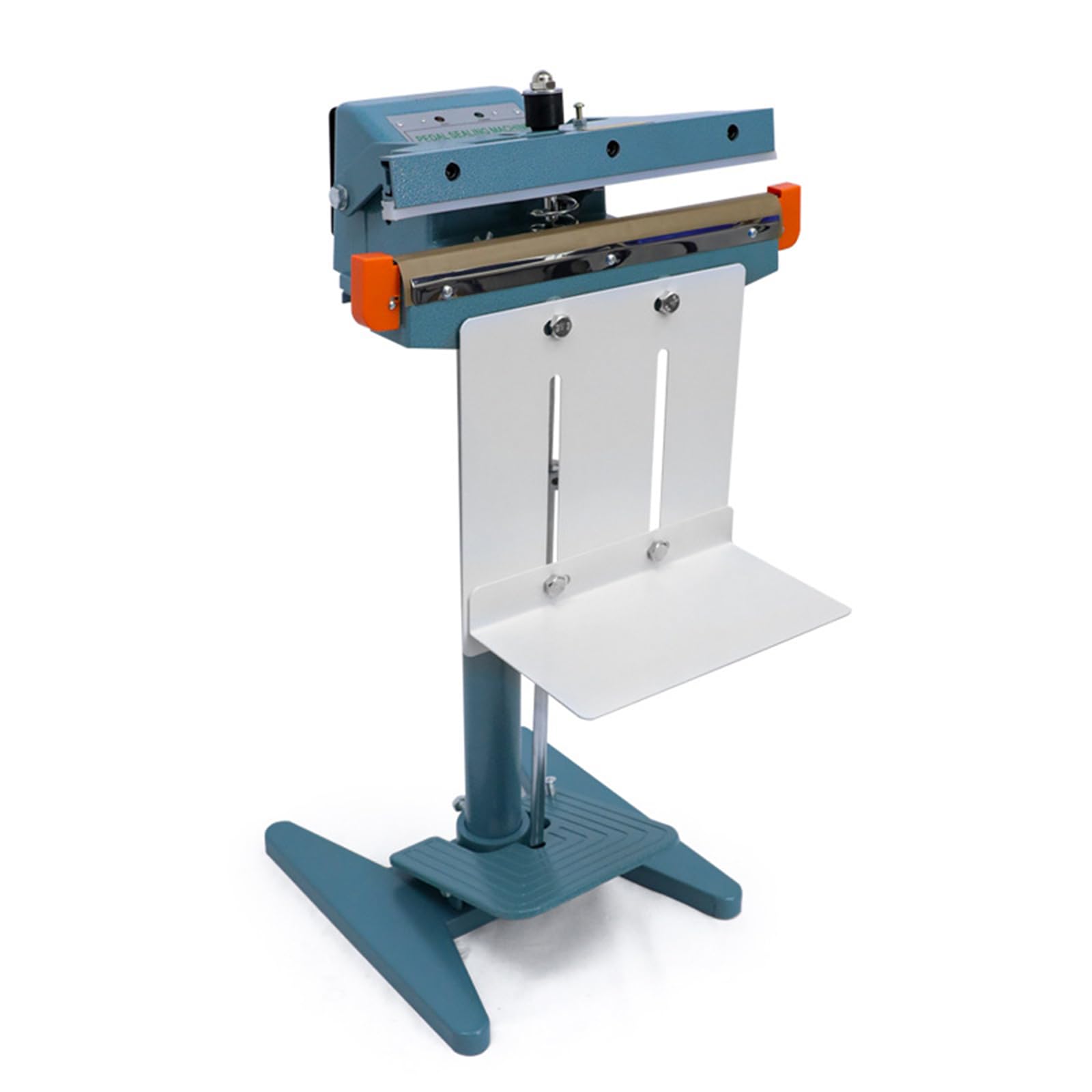 Macchina termosaldatrice 2 in 1 per sacchetti di plastica con taglierina e pedale per sigillature efficienti, design portatile per un funzionamento unilaterale