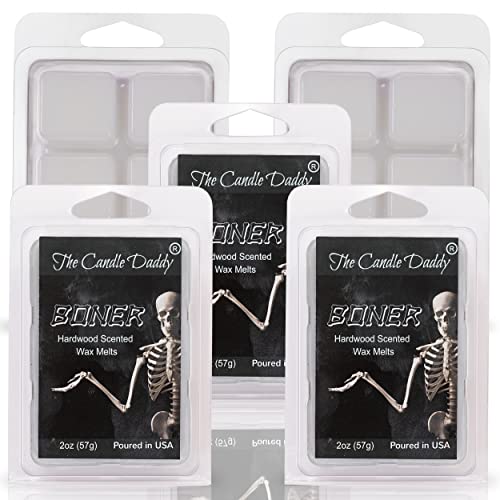 The Candle Daddy Boner - Hardwood Scent - Maximum Scented Wax Cubes/Melts- 5 Packs -10 Ounces Total- 30 Cubes