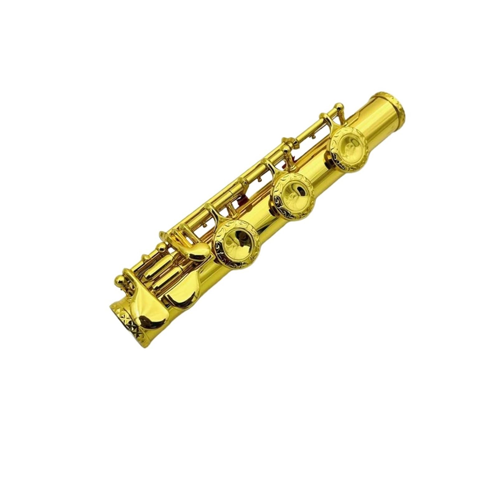 Profesjonalny Instrument Fletowy Flet C Z 17 Otworami Klucz Otwarty Pozłacane Rzeźbione Klucze Instrument Dęty Drewniany Z Pudełkiem