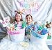 Personalized Soft and Light Easter Basket (Baby Pink)