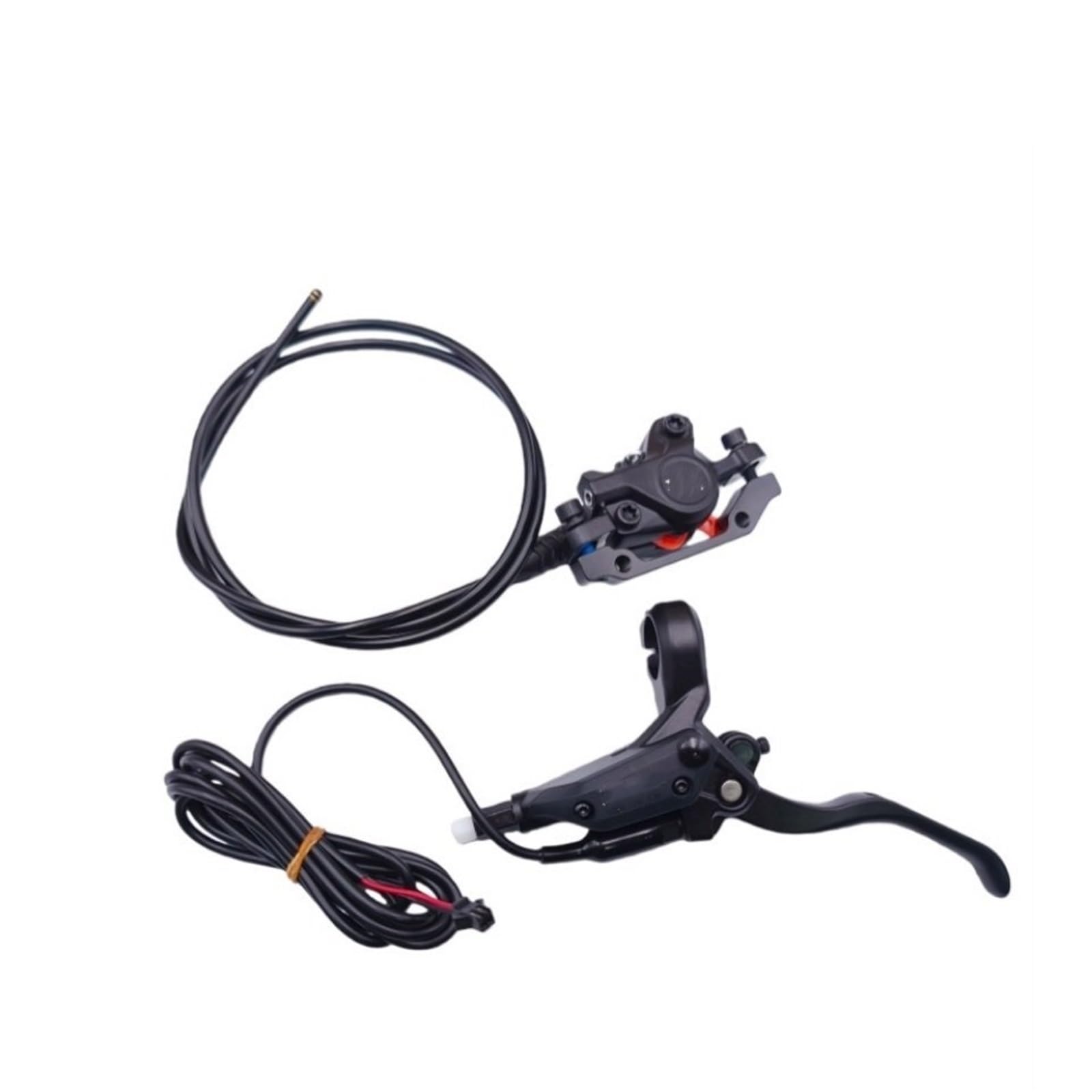 rower tylny bęben hamulcowy tylny bęben hamulcowy Zestaw hydraulicznych hamulców tarczowych E300 ze stopu aluminium Rower składany MTB Bike Power Off Ebrake(L hand Front brake)
