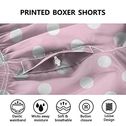 Fisyme Polka Dots Boxers for Men, Boxer Shorts Soft Mens Underwear Boxer Briefs2