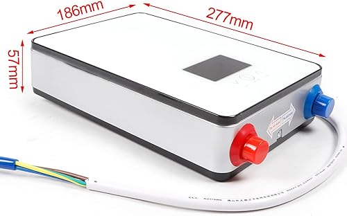 Miniatura 6 de Calentador de agua eléctrico instantáneo de 110 V, 4500 W, calentador de agua caliente sin tanque eléctrico a pedido de 86.0-131.0 F IPX4 con