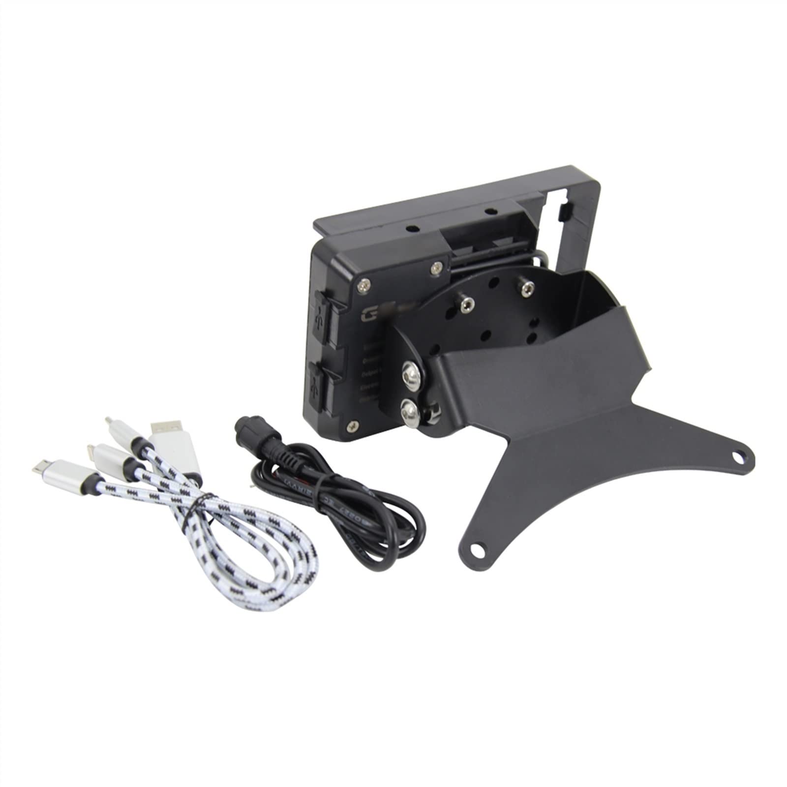 Motorcycle Navigation Mount Motorcycle Navigator Bracket for Suzuki for Vstrom 650 1000 DL Mount Smartphone Holder Navigation(A Set)
