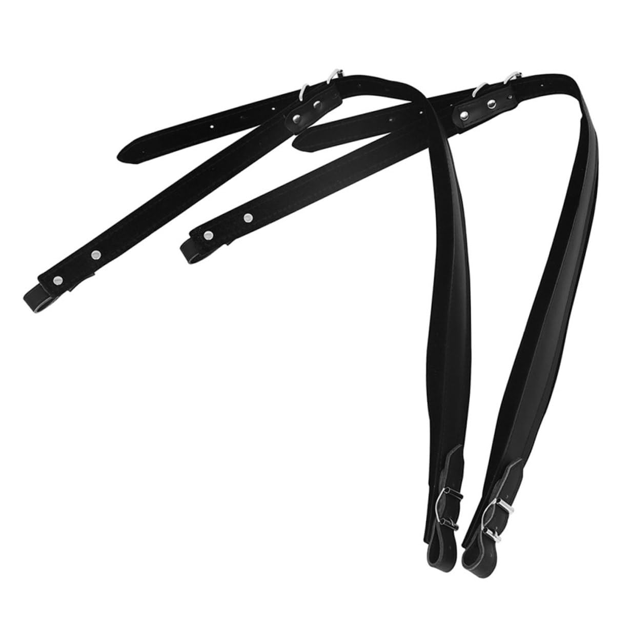 GALPADA Tracolla per Fisarmonica in Finta Pelle Leggera e Regolabile, Compatibile per Fisarmoniche da 16 a 120 Bassi, per Performance Musicali