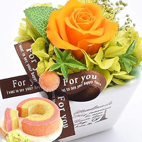 Amazon 花コラボ ケーキ洋菓子 花とスイーツ プリザーブドフラワー アレンジメント 誕生日プレゼント フラワーギフト 薔薇プリザエッフェル オレンジ プリザーブドフラワー オンライン通販 Amazon 花コラボ ケーキ洋菓子 花とスイーツ プリザーブドフラワー アレンジメント 誕生日プレゼント フラワーギフト 薔薇プリザエッフェル オレンジ プリザーブドフラワー オンライン通販