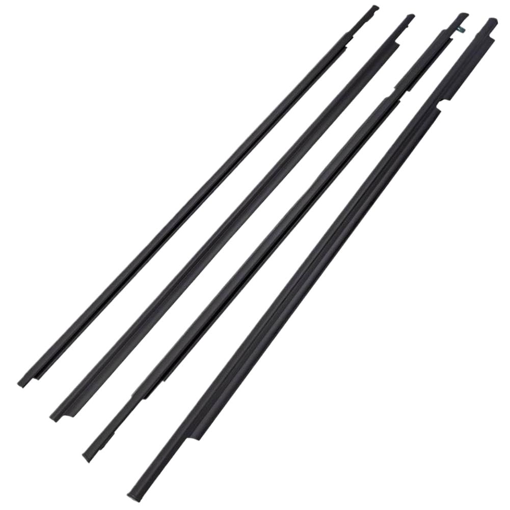Nspmebtgw Onecolor 4Pcs Outer Door Weatherstrip Seals Compatible With Land Prado 120 And Gx470 2003-2009