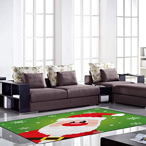 Tapis de Maison en Polyester Durable Grand Format 72X48 Pulces Design Noël Moderne