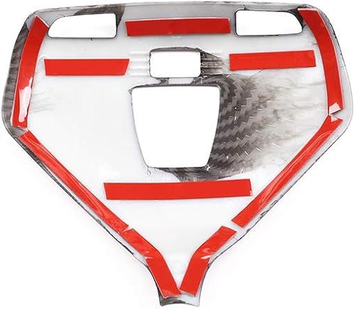 Miniatura 7 de YIWANG Marco de lámpara de lectura de techo de coche ABS estilo fibra de carbono para BMW Serie 5 G30 2018 2019, X4 G02 2018 2019,6 GT G32, 7 Series