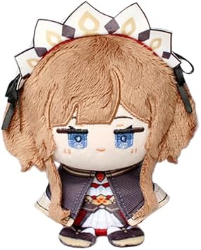 Anime Genshin Columbina Plushie Keychain, 4 Inch Sandrone Plush Figure Keychain Backpack Decorative Doll Pendants Sandrone