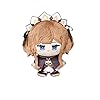 Anime Genshin Columbina Plushie Keychain, 4 Inch Sandrone Plush Figure Keychain Backpack Decorative Doll Pendants (Sandrone)