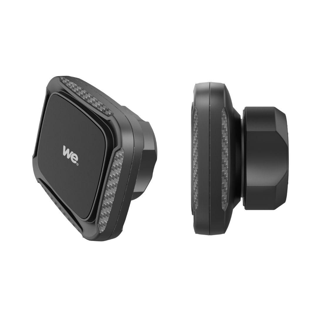 WE Supporto universale per smartphone da auto, fissaggio a ventosa, cruscotto + parabrezza, supporto magnetico, collo d'oca regolabile, girevole a 360°