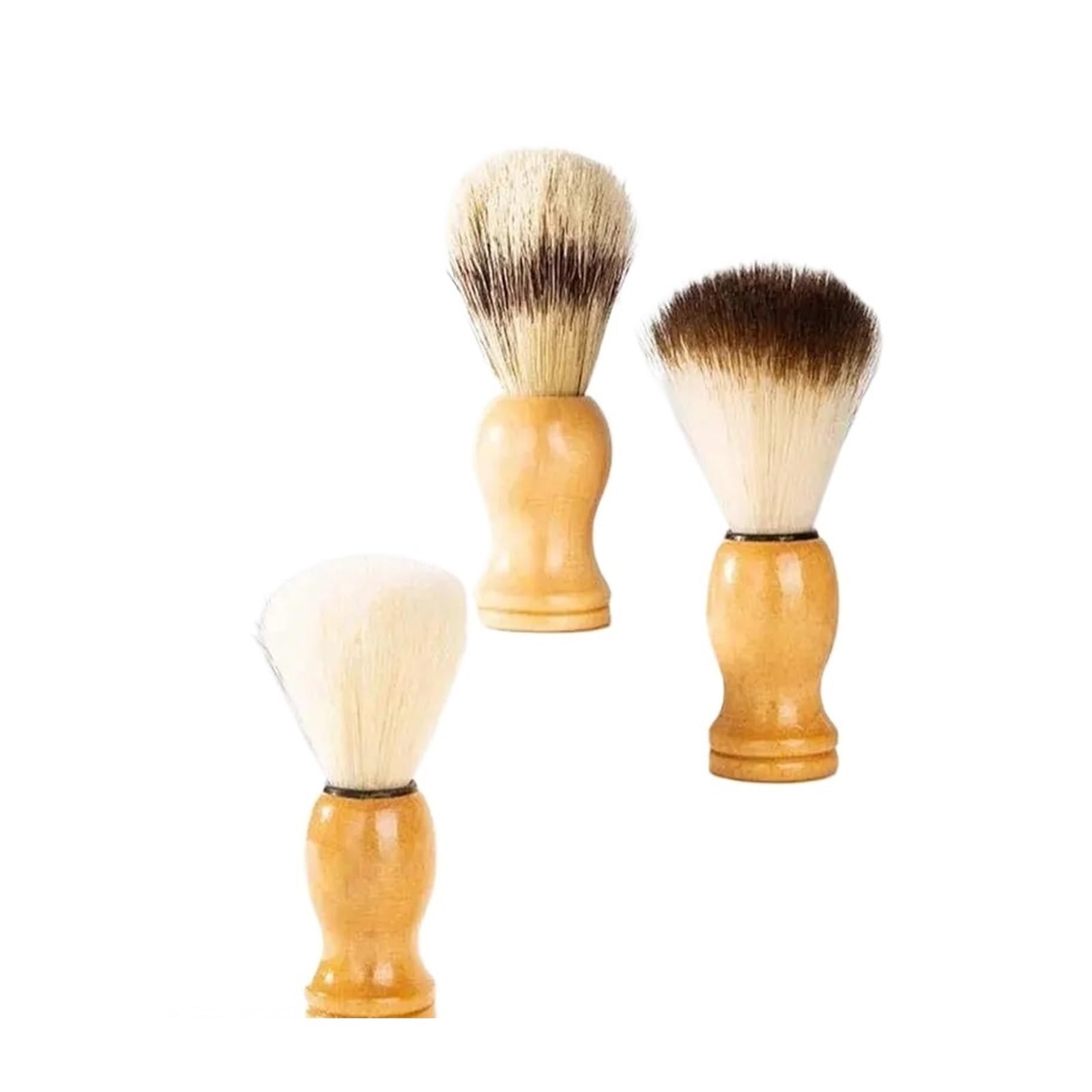 Pennello Da Barba, Manico In Legno Di Tasso Naturale