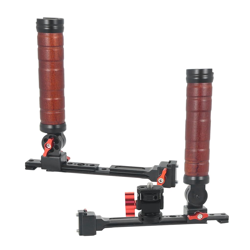 BGNing Camera Grip Stabilizer, Compatible with Ronin RS2/RS3/RS3PRO/RS4PRO/RS3 mini/RS4 mini Camera Accessories (Dual Hand with Gimbal des)