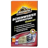 ARMOR ALL 20440 Scheinwerferaufbereitungs-Tücher-Set, 2 teilig