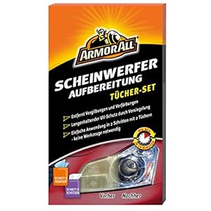 ARMOR ALL 20440 Doekenset voor koplampen, 2-delig