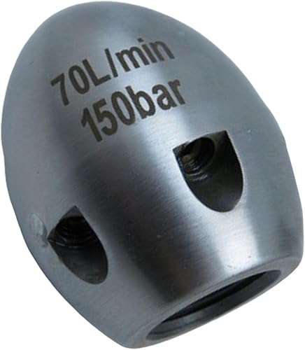 Miniatura 5 de Gralara Limpiador de boquillas de arandela, 150 bar, 70 Lmin, para dragado, drenaje, zanja, tubería, alcantarillado, ventana de patio, 1 frontal 8