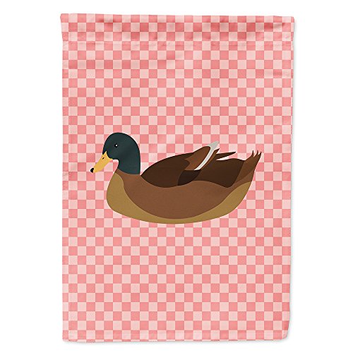 Drapeau Khaki Campbell Duck Pink Check multicolore et ultra résistant