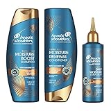 Head and Shoulders Shampoo, Conditioner, and Scalp Cream Treatment Kit, Anti Dandruff, Royal Oils Collection with Coconut Oil, for Natural and Curly Hair, 13.5 oz, 13.5 oz, and 5.0 oz