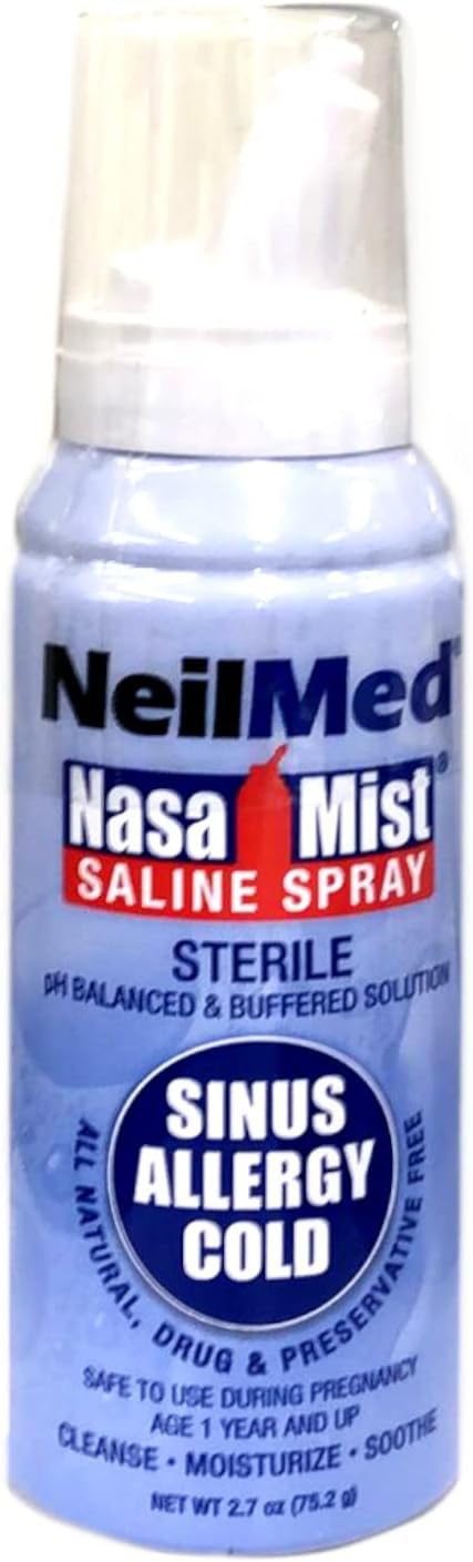 Neilmed Nasamist Isotonic Saline Spray - 2.53 Oz, 3 Pack