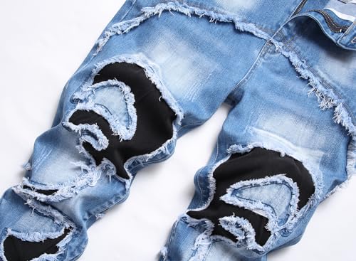 Kengue Men's Slim Slim Slim Micro Elastic Comfortable Fashion Jeans Pants3