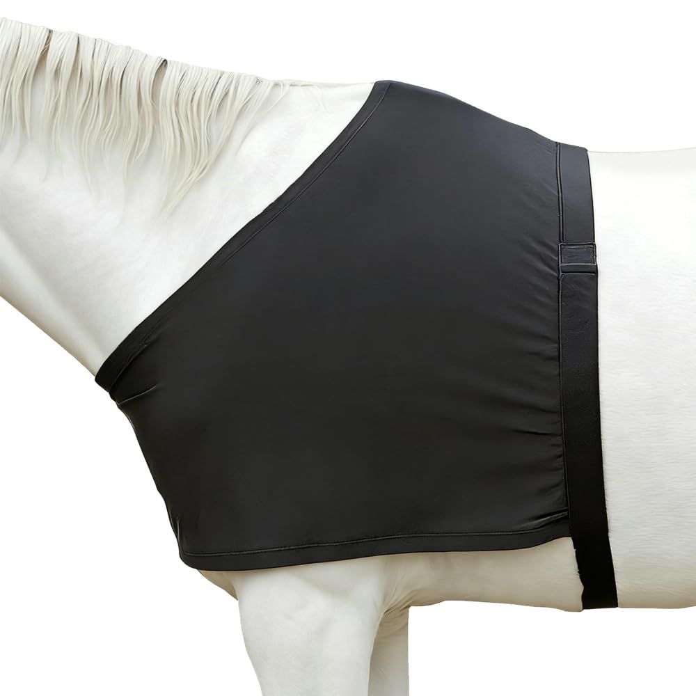 MiOYOOW Protection d'épaules pour Chevaux, Gilet d'équitation Extensible Anti-frottement