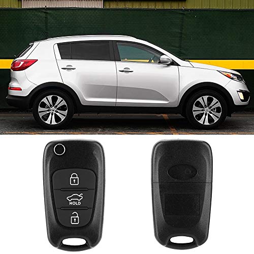 Powerlift Autosleutel, sleutel met 3-knops afstandsbediening, case shell cover, compatibel met KIA Rondo Sportage Soul… - Image 4